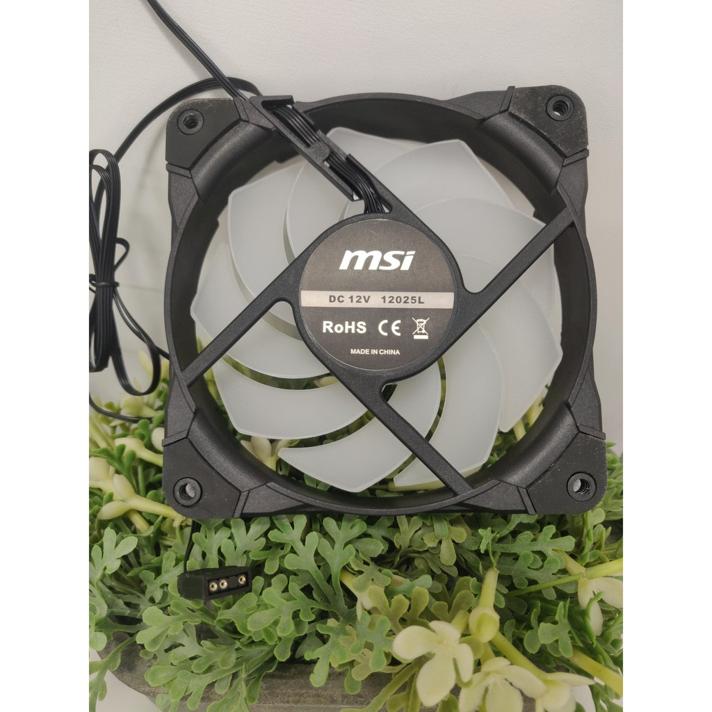 Jual MSI 12cm ARGB 4 Pin PWM Fan - 120mm 12 cm 120 mm 5v RGB | Shopee ...