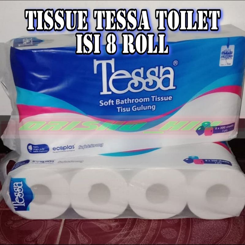 Jual tissue tessa isi 8 roll | tissue toilet | tissue gulung | Shopee ...