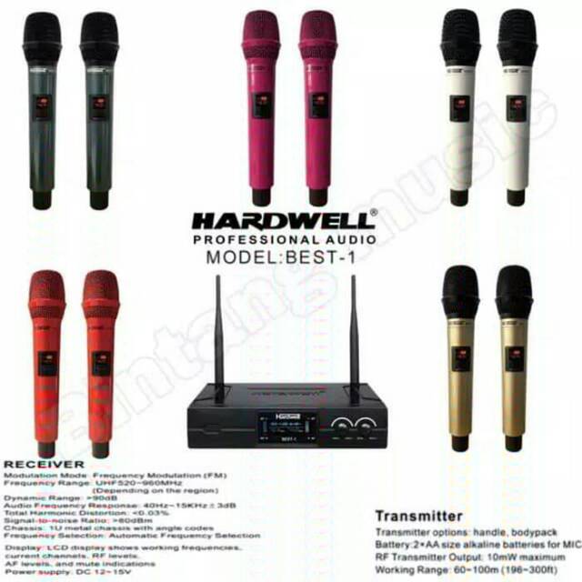 Jual Mic Wireless Hardwell Best 1 BEST 1 Original TERBAIK Shopee