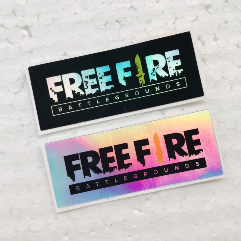 Jual Sticker Free Fire Hologram Laminasi Glossy | Shopee Indonesia