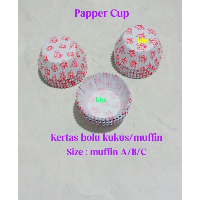 Jual Kertas Cetakan Bolu Kukus Cetakan Kertas Muffin Papper Cup