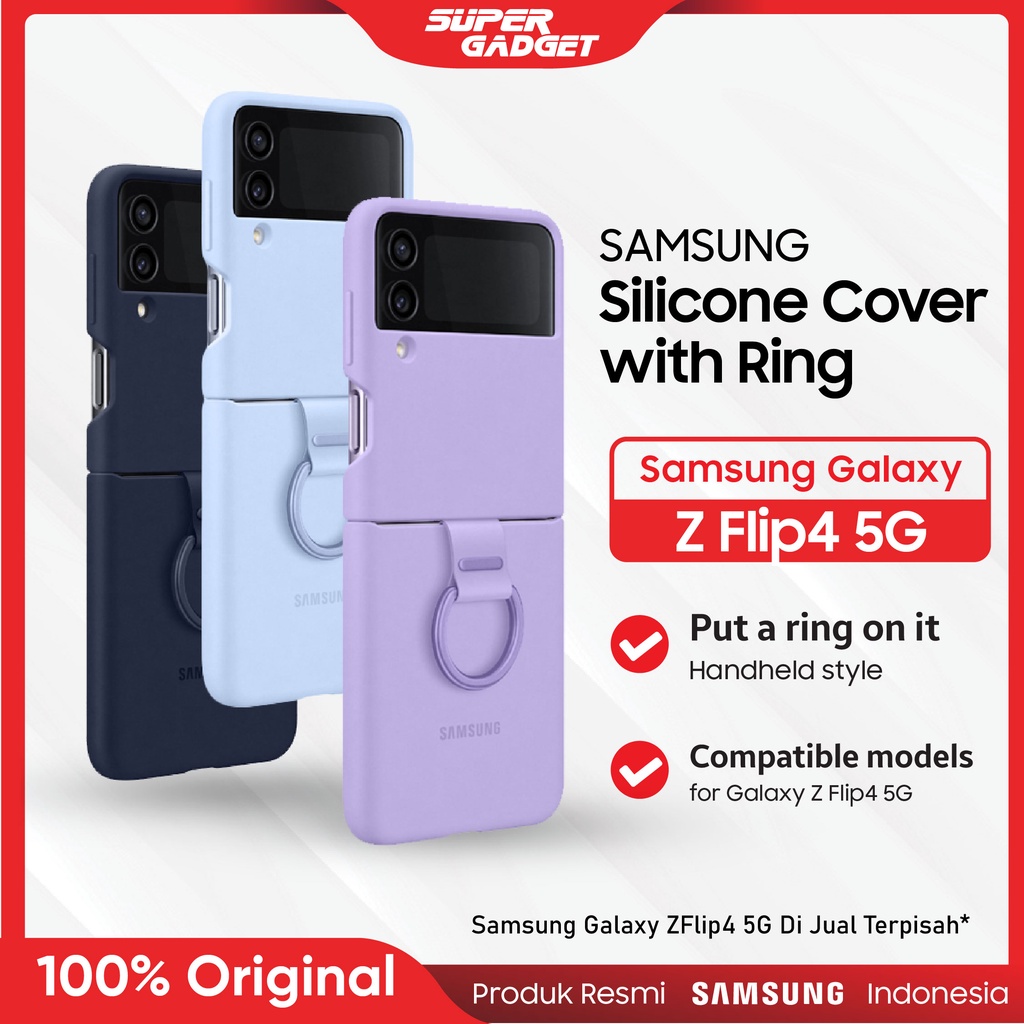 Jual Casing Samsung Galaxy Z Flip Flip G Silicone Cover With Ring