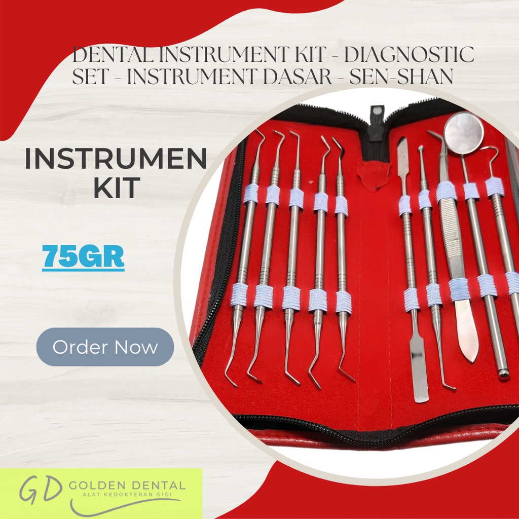 Jual Dental instrument kit - diagnostic set - instrument dasar - Sen ...