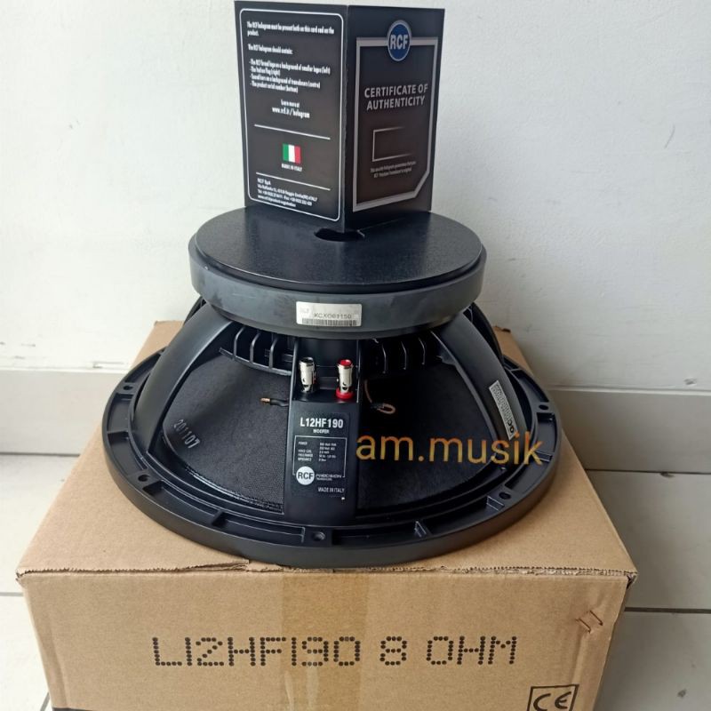 Jual SPEAKER COMPONENT RCF L 12HF190 KOMPONEN SPEKER SALON 12 INCH