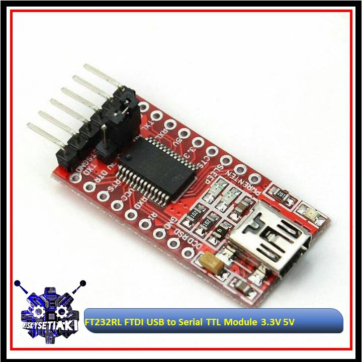 Jual FT232RL FTDI USB to Serial TTL Module 3.3V 5V | Shopee Indonesia