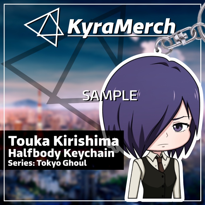 Jual Keychain Halfbody Tokyo Ghoul Touka Kirishima | KyraMerch Anime ...