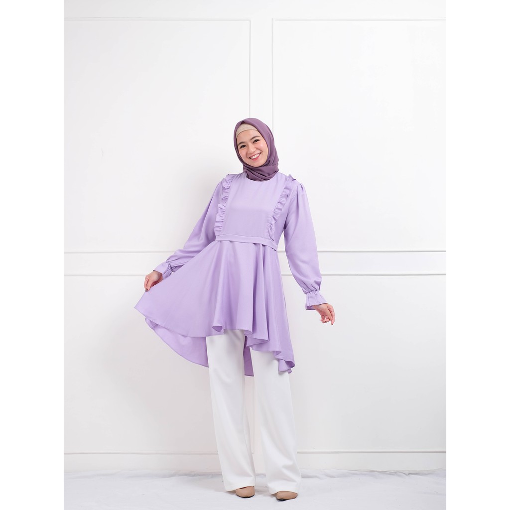 Jual Linata Fashion | Tunik Busui Khandira Moscrepe Import | Shopee ...