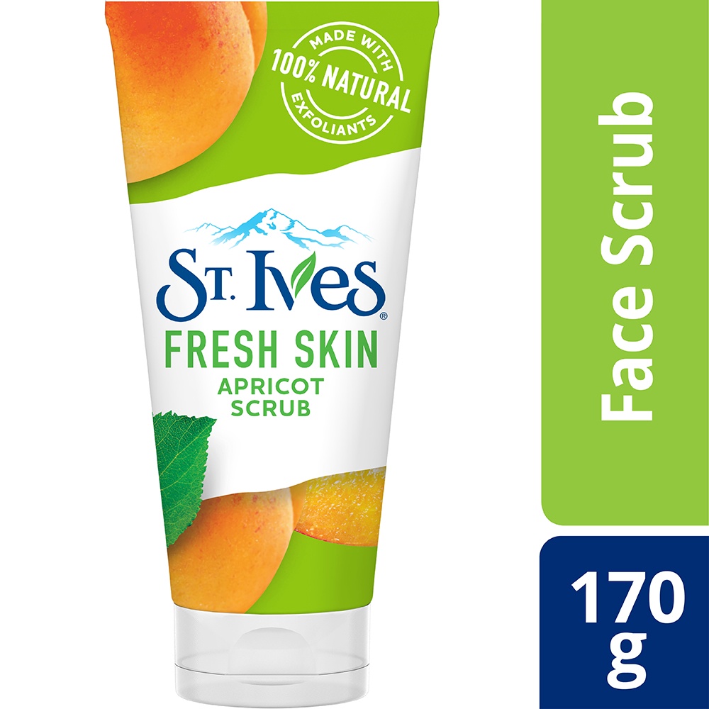 Jual St. Ives Face Scrub Fresh Skin Apricot 170gr Masker Wajah untuk