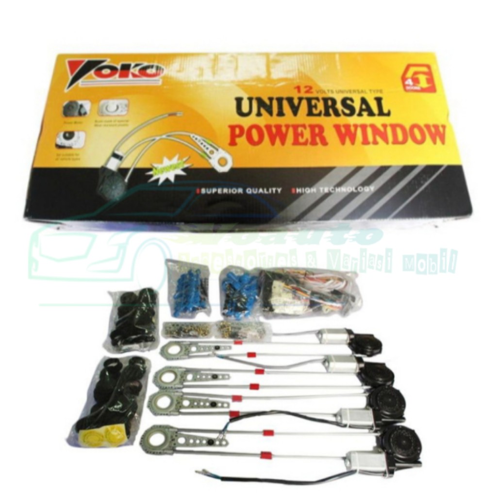 Jual Power Window Universal YOKO 4 Pintu Set Lengkap Premium | Shopee ...