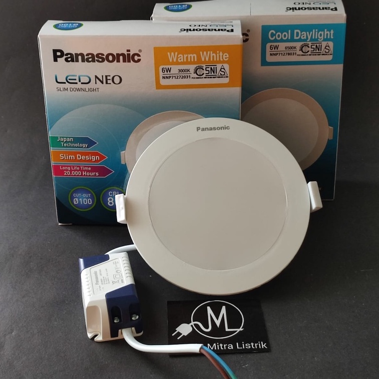 Jual Lampu Downlight Led Panel Panasonic Ib Neo Slim Watt Shopee Indonesia