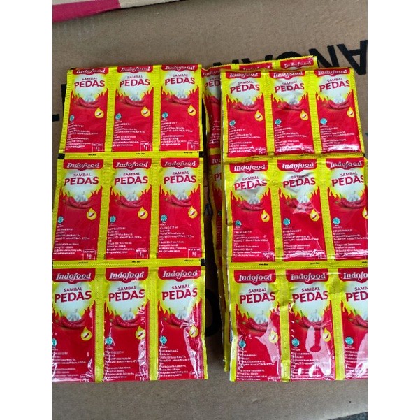 Jual Saus Sambal Pedas Sachet Indofood 9gr 1 Renceng 36 Pcs Shopee