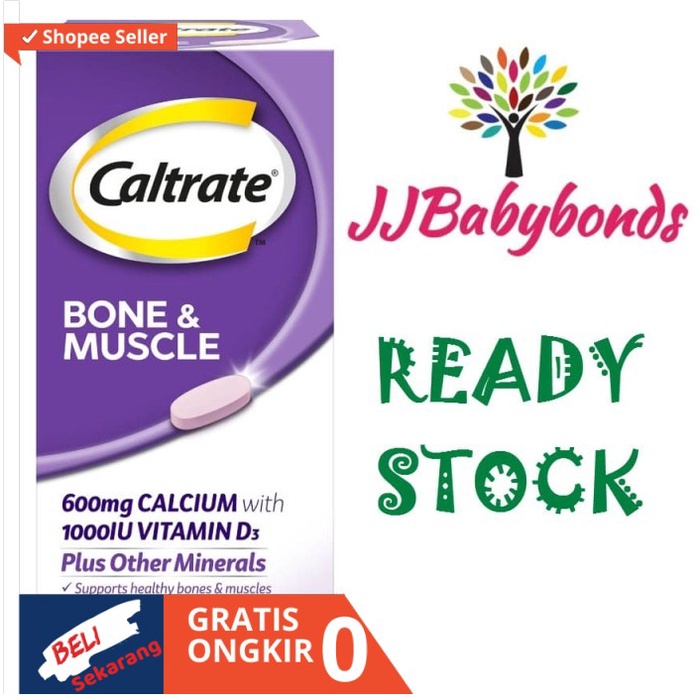 Jual Caltrate Bone And Muscle Health Plus Minerals Calcium Vitamin D