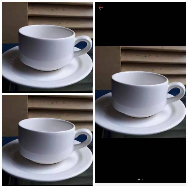 Jual 3 Set Cangkir Keramik 3 Tatakan Piring Cankir Kopi Cangkir Teh Shopee Indonesia 4372