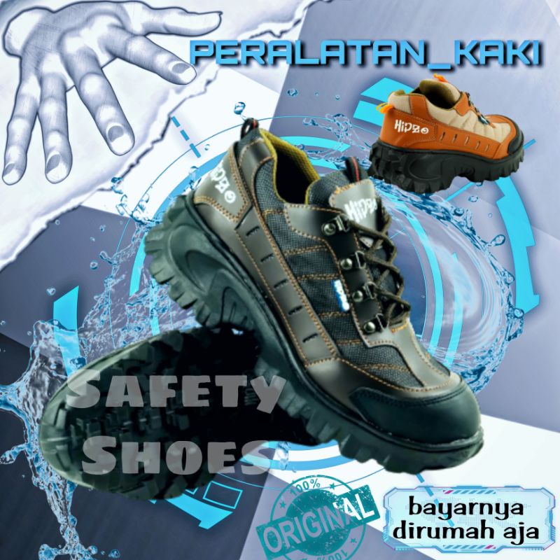 Jual Sepatu Pria Safety Besi Hipzo M Original Sepatu Proyek