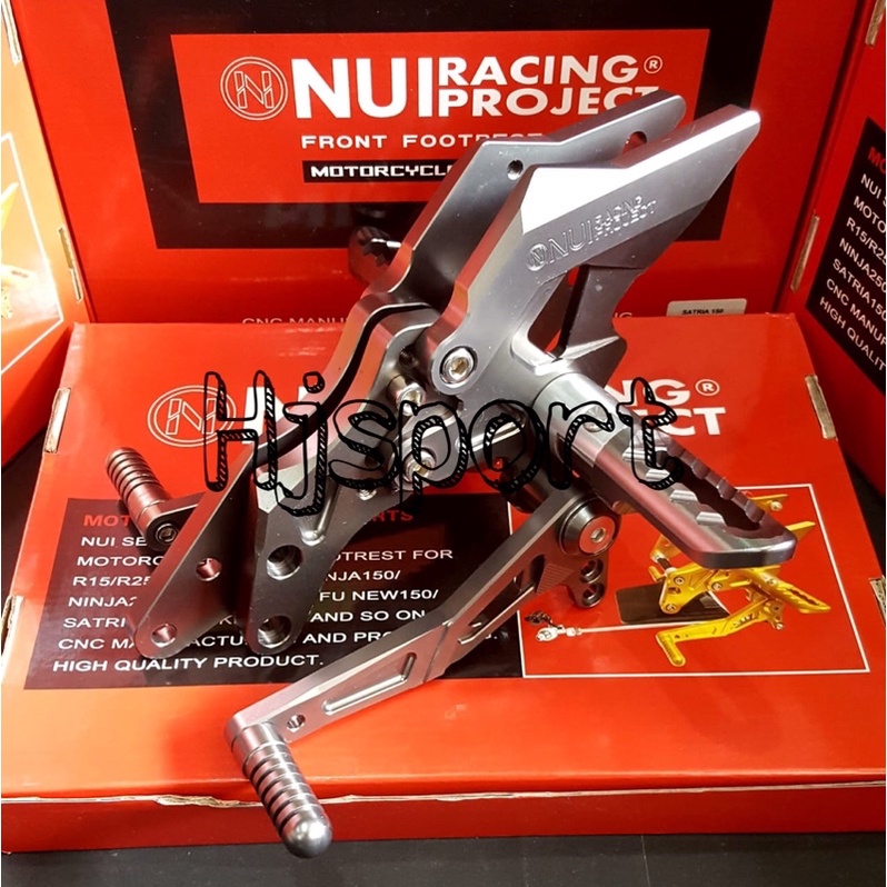 Jual Footstep Underbone Mt Nui Racing Titanium Shopee Indonesia