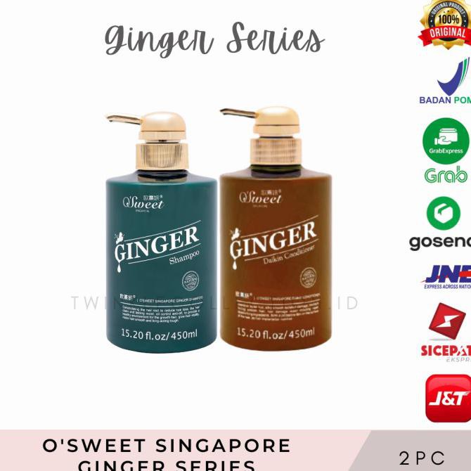 Jual O'Sweet Singapore Ginger Series Shampoo & Conditioner Osweet 450ml