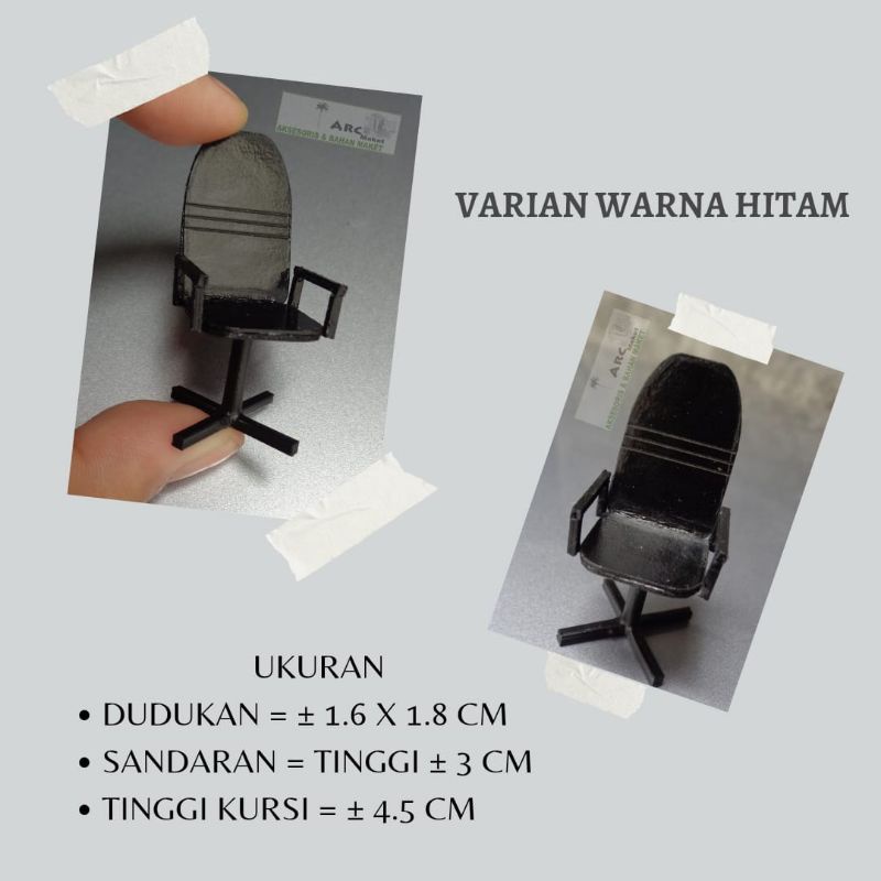 Jual Miniatur Kursi Kantor Skala Untuk Maket Interior Dan Arsitektur Shopee Indonesia