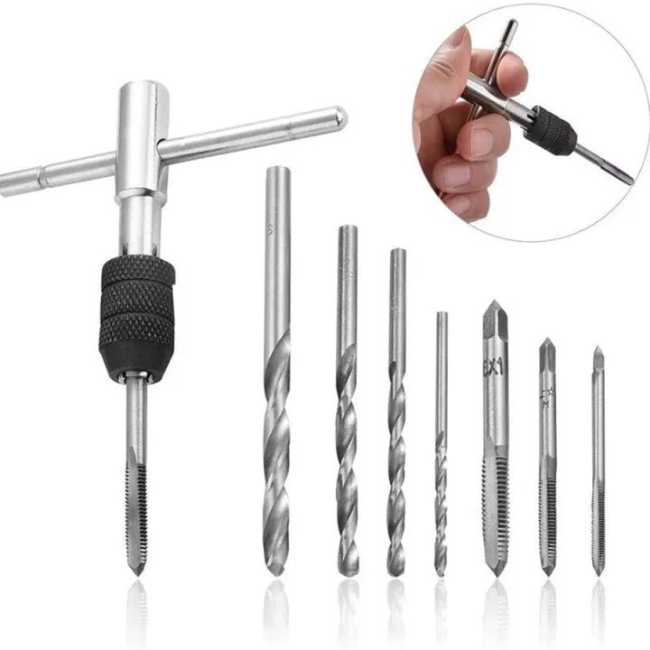 Jual HAND TAP SET + MATA BOR SENAI DRAT BAUT PEMBUAT DERAT ULIR BAUD ...