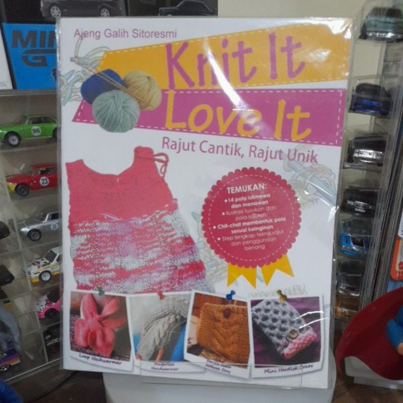 Jual buku merajut - knit it love it rajut cantik rajut unik - buku
