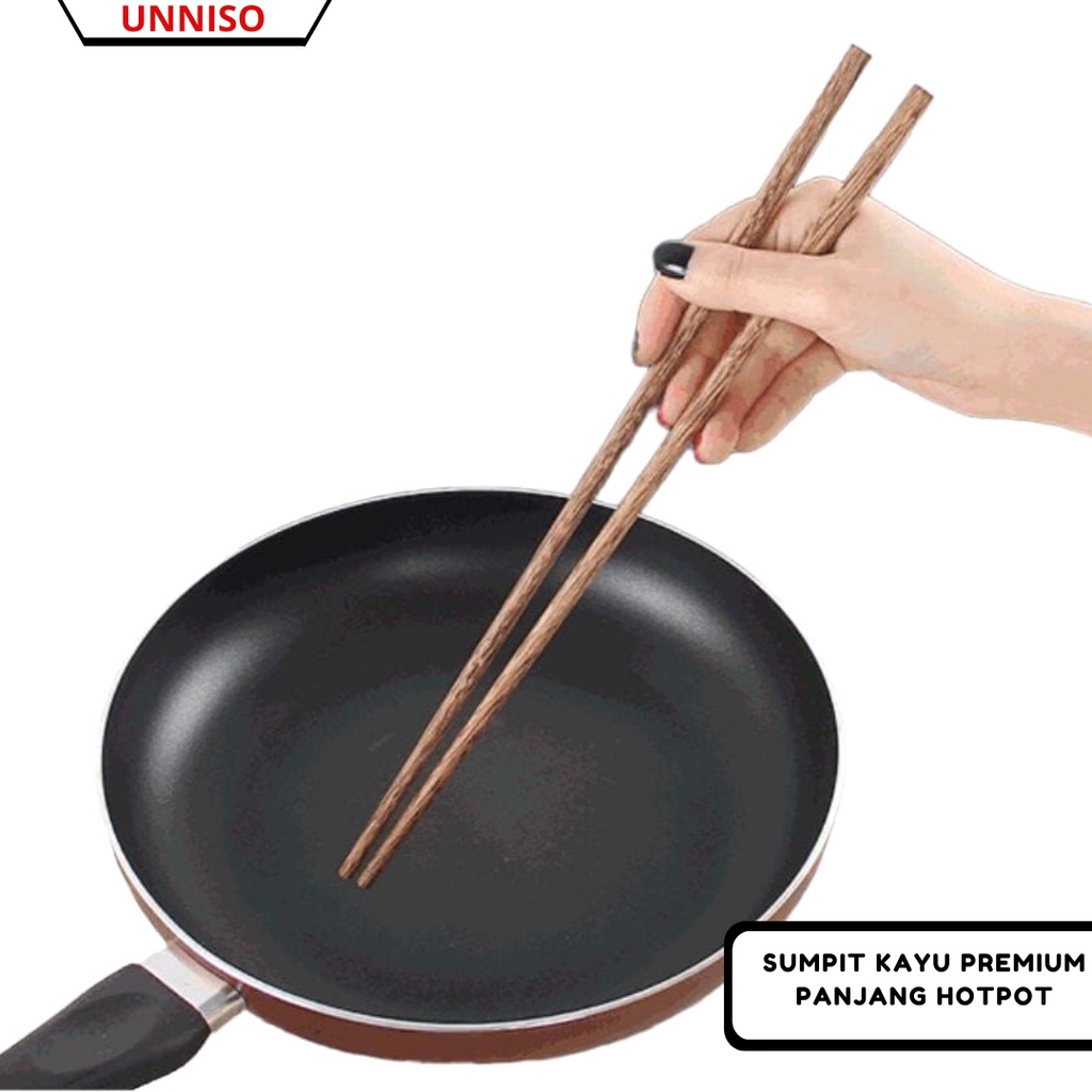 Jual Unniso Sumpit Kayu Panjang Hotpot Premium Cm Shopee Indonesia