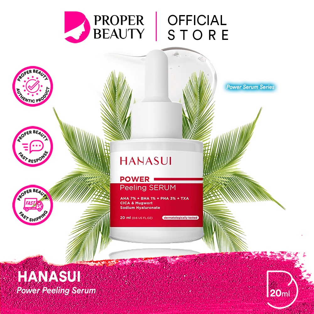 Jual HANASUI Power Peeling Serum Indonesia / Serum Wajah / AHA 7% + BHA ...