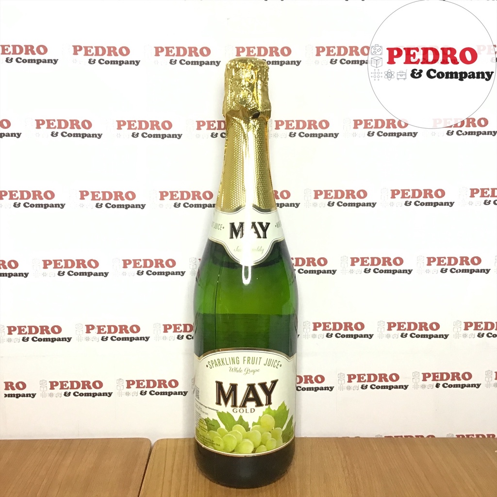 Jual May gold sparkling fruit juice white grape 750 ml anggur putih
