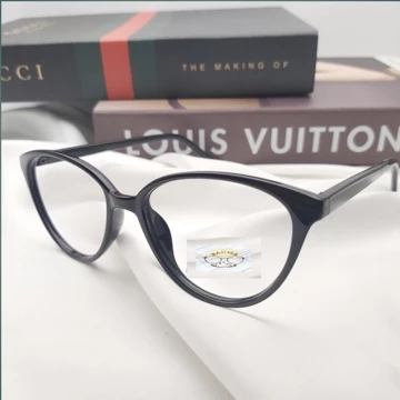 Frame KacamaTa Wanita CeweK Cat Eye 608 Lensa Minus Plus Cylinder Anti Radiasi BluEray
