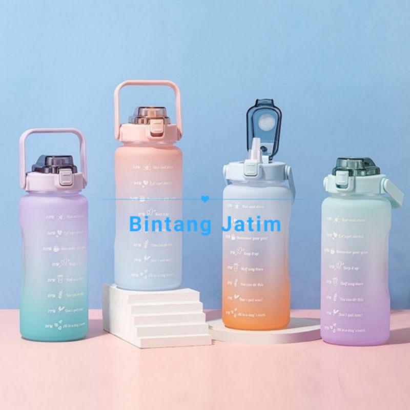 Jual Botol Time Rainbow Botol Minum Viral 2 Liter Botol Minum Kekinian Viral Shopee Indonesia