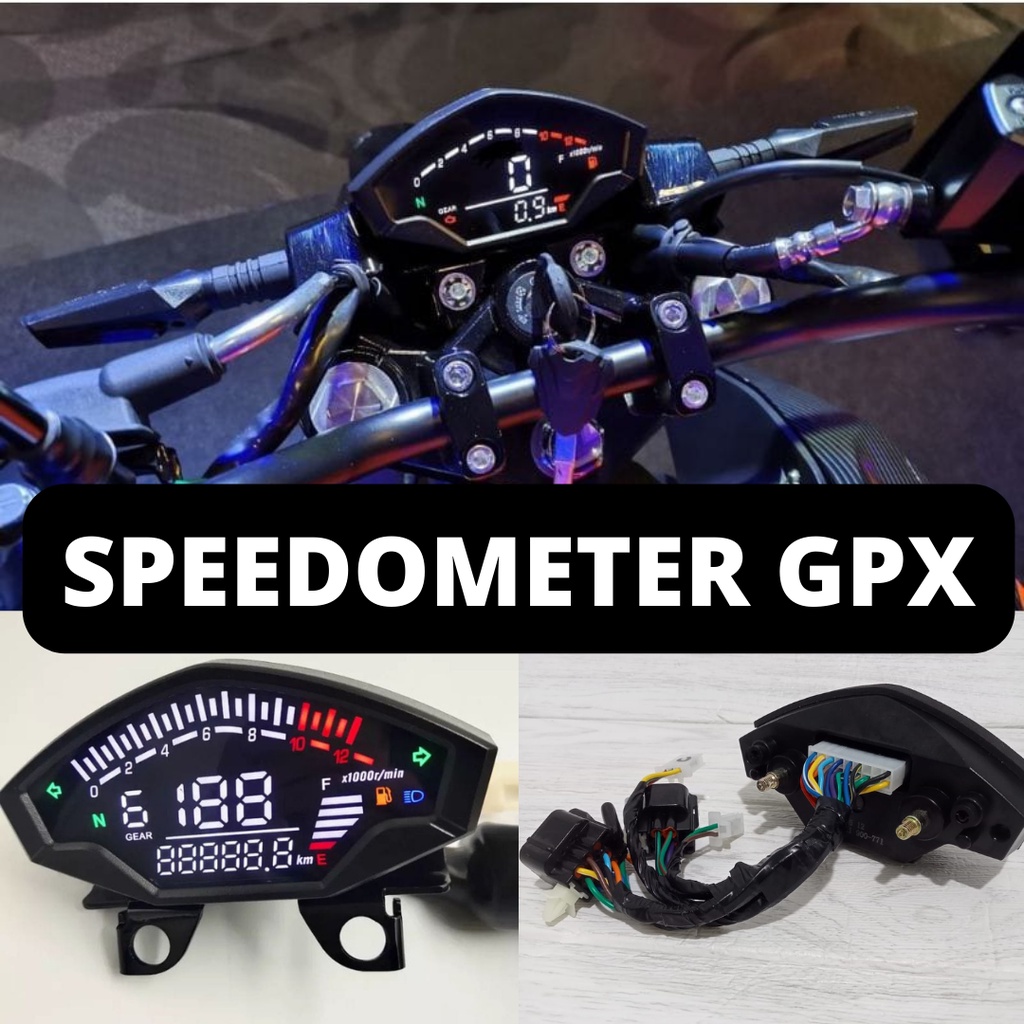 Jual Speedometer Digital Gpx Sensor Spm Spedo Digital Gpx Universal