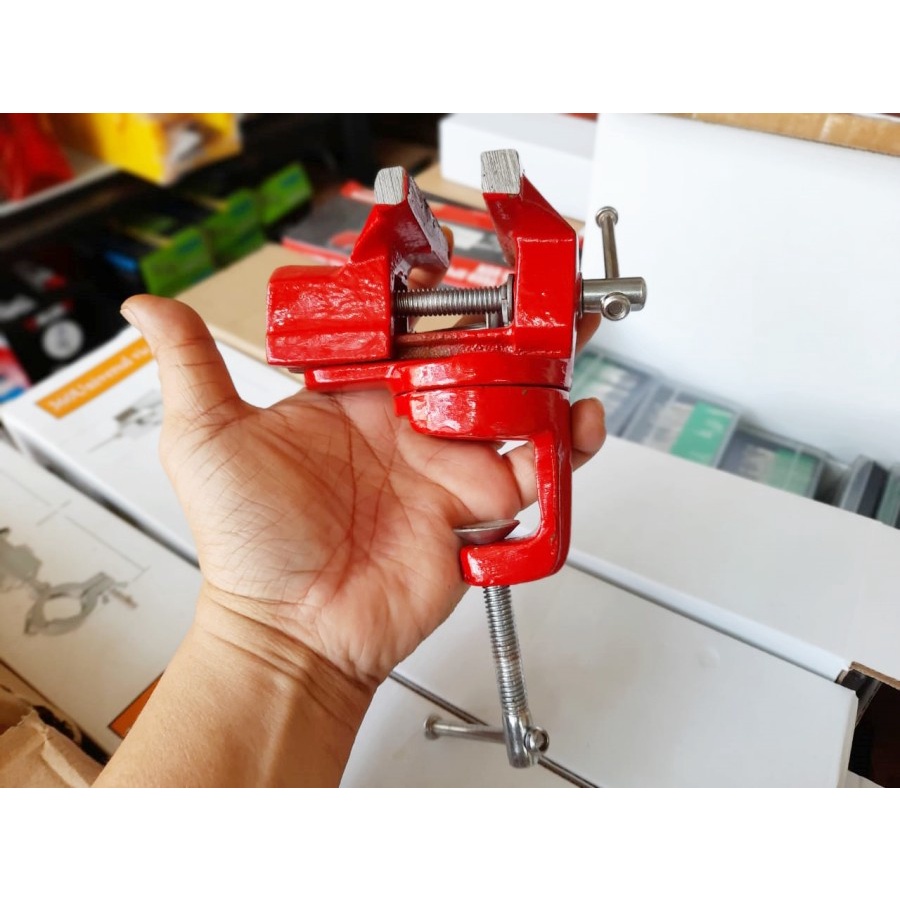 Jual HDT ragum meja putar 2inch / catok meja swivel bench vise 2 inch ...