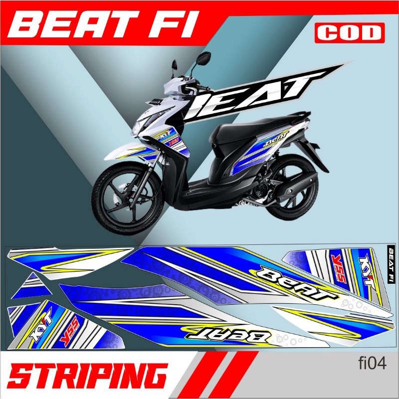Jual STRIPING HONDA BEAT FI RACING | Shopee Indonesia