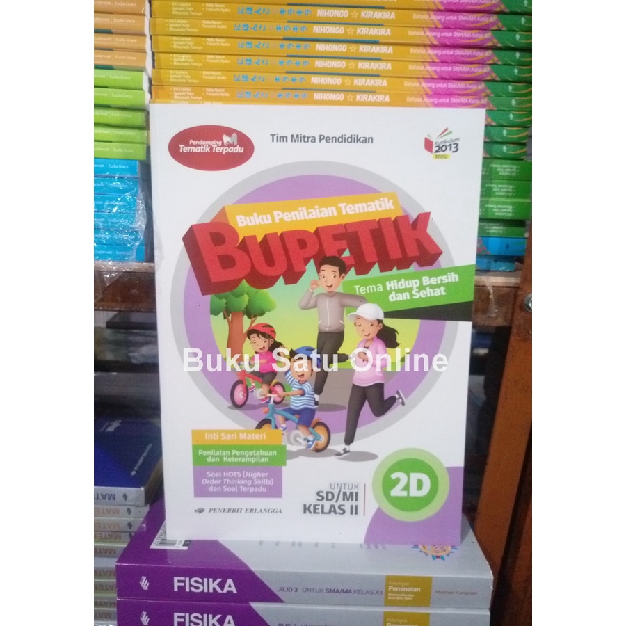 Jual Bupetik 2D Kelas 2 SD Erlangga K 13 Revisi | Shopee Indonesia
