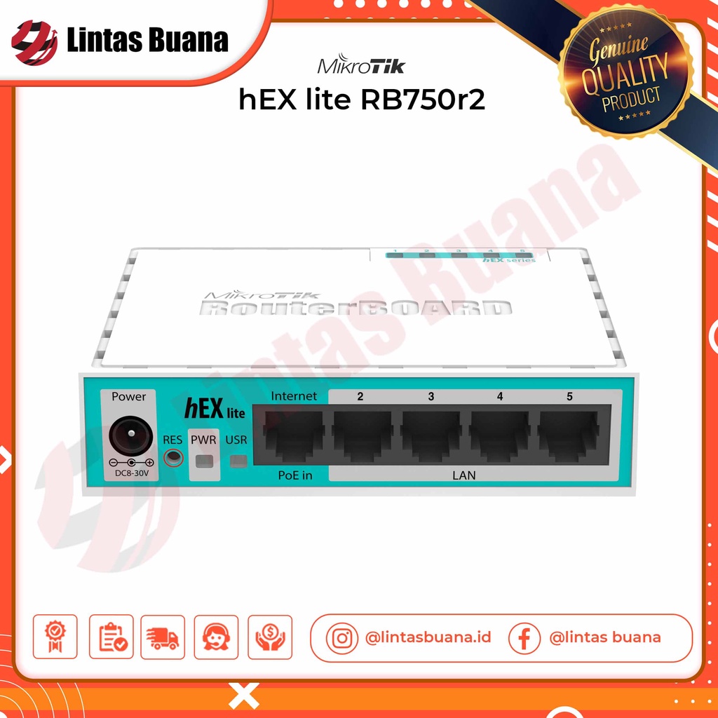 Jual MIkrotik RB750r2 | Shopee Indonesia