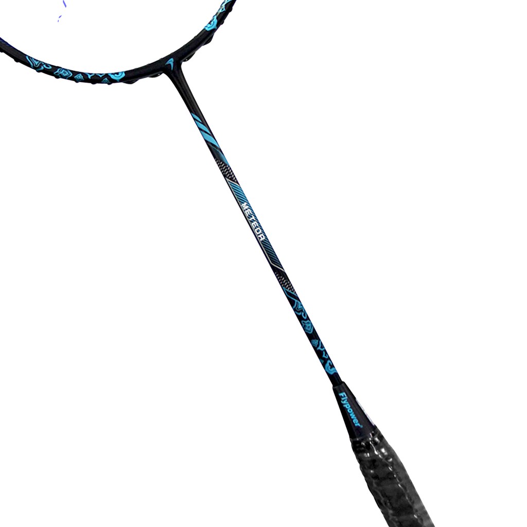 Jual Flypower Meteor Raket Badminton Black Blue + Free Tas & Kaos
