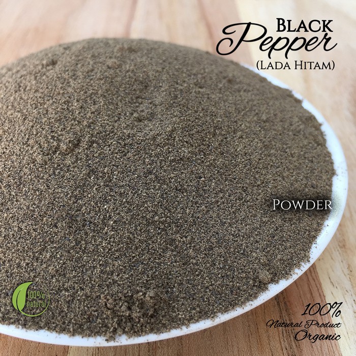 Jual Lada Hitam Bubuk 250g / Lada Hitam / Merica / Lada Hitam ori