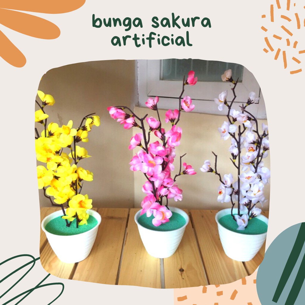 Jual Rangkaian Bunga Sakura Artificial | Shopee Indonesia