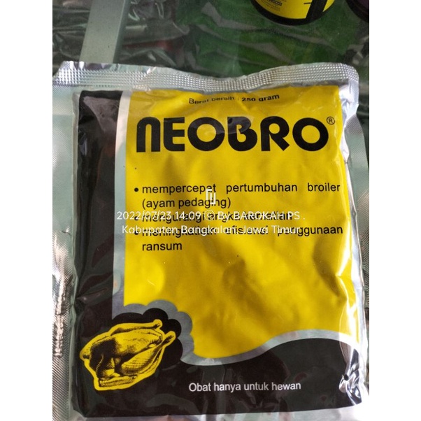 Jual Neo bro 250 g vitamin komplet ayam potong / broiler | Shopee Indonesia