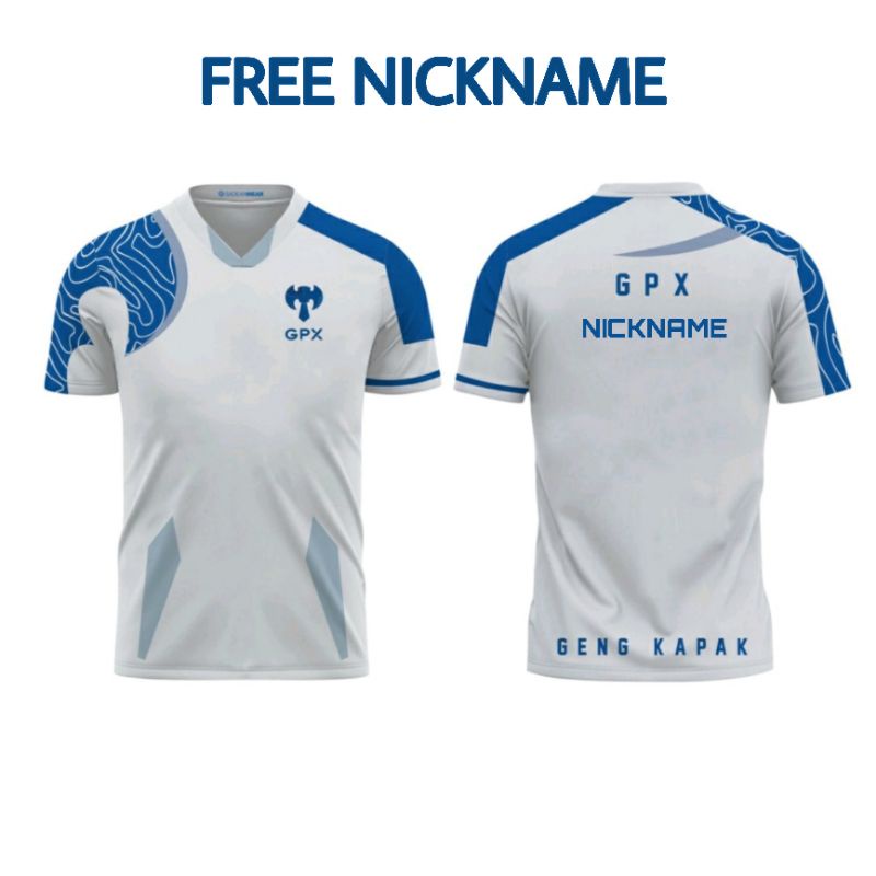Jual JERSEY GAMING GPX ESPORT MOBILE LEGEND, PUBG, FREEFIRE Shopee