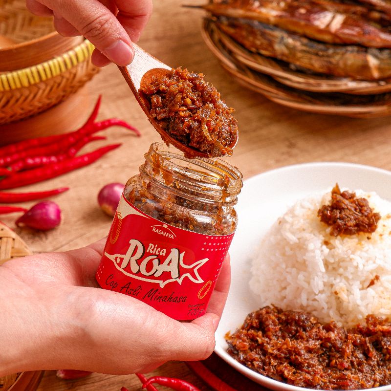 Jual SAMBAL ROA ASAP ASLI MINAHASA 190 gr / SAMBEL ROMAJU FOODS ...