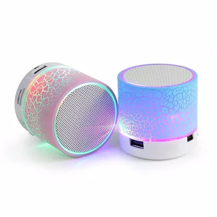Jual Mini Speaker Bluetooth LED A9 ( MOTIF RETAK ) - speaker portable ...