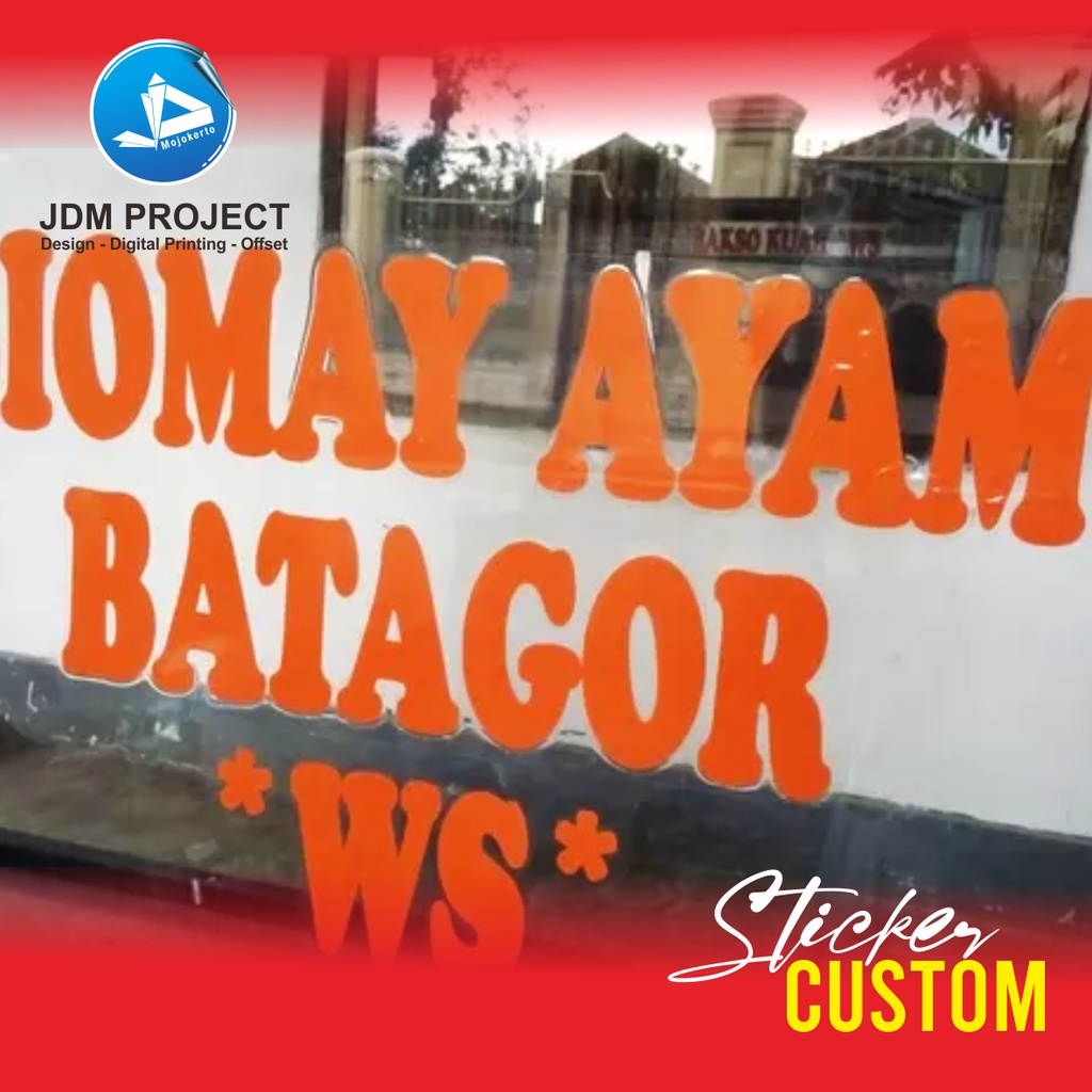 Jual Sticker Gerobak, Sticker Etalase, Sticker Kaca Cutting, Stiker ...