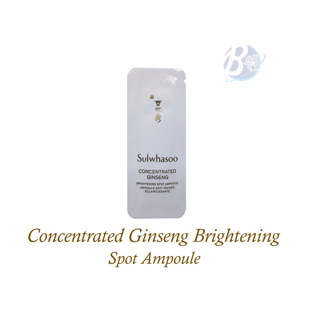 Jual Sulwhasoo Concentrated Ginseng Brightening Spot Ampoule Sachet