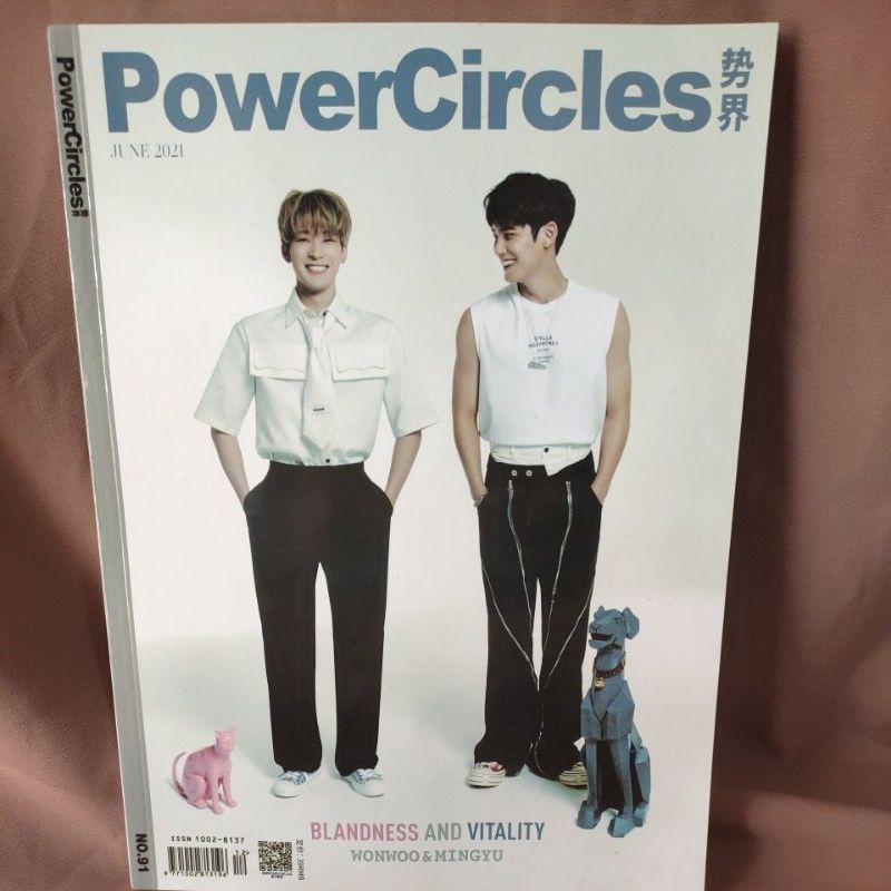 Seventeen Wonwoo And Mingyu PowerCircles June 2021 Magazine