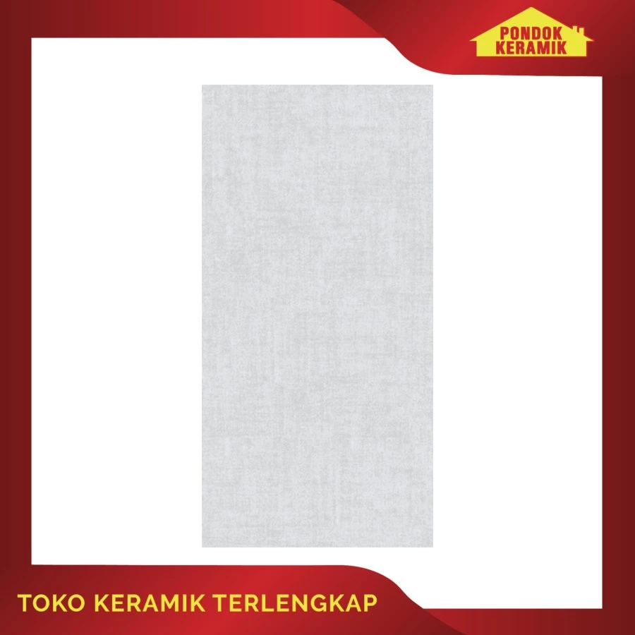 Keramik Dinding Habitat 25x50 Fabric L Grey