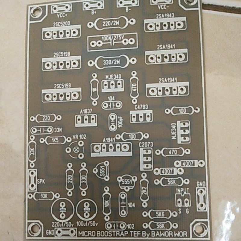 Jual PCB MICRO BOOSTRAP TEF FIBER FR4 | Shopee Indonesia