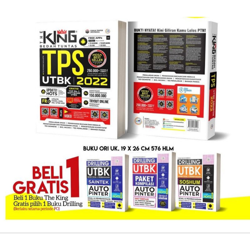 Jual BUKU Bedah Tuntas Soal Dan Materi TPS (UTBK SBMPTN SKOLASTIK) 2022 ...