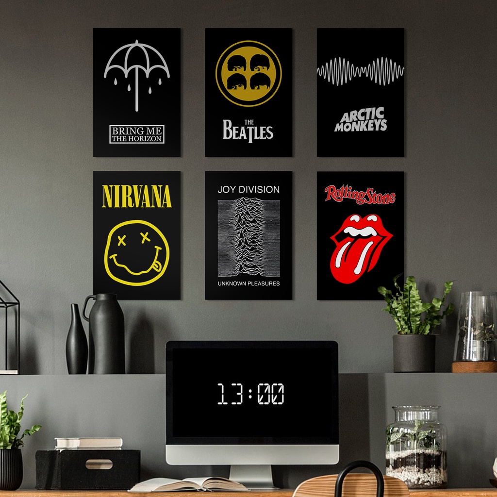 Jual Poster Band Music Musik Wall Decor Poster Dinding Hiasan Dinding ...