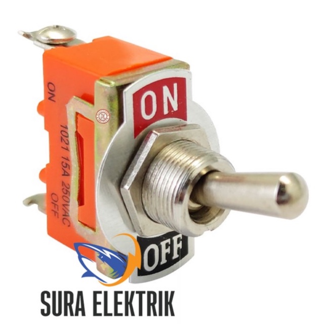 Jual Toggle Switch 1021 2 Kaki On-Off | Shopee Indonesia