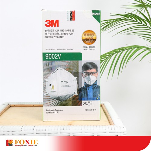 Jual DISTRIBUTOR MASKER 9002V 3M DISPOSABLE PARTICULATE RESPIRATOR KN90 ...