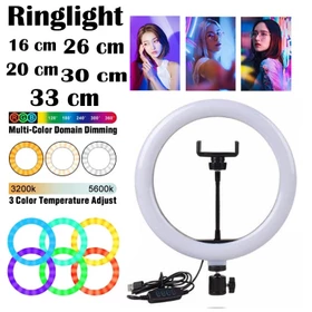 Ringlight Holder Phone Ring Fill Light Streaming Selfie Tiktok Zoom